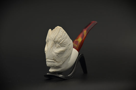 Wooden Head Meerschaum Pipe