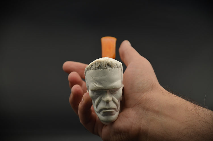 Frankenstein Inspired Meerschaum Pipe