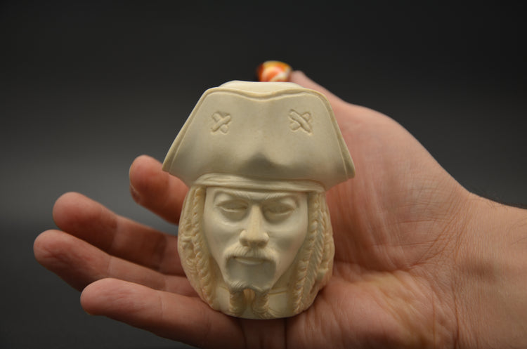 Pirate Captain Inspired Meerschaum Pipe