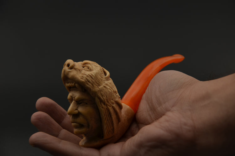 Tribal Native Chief Meerschaum Pipe