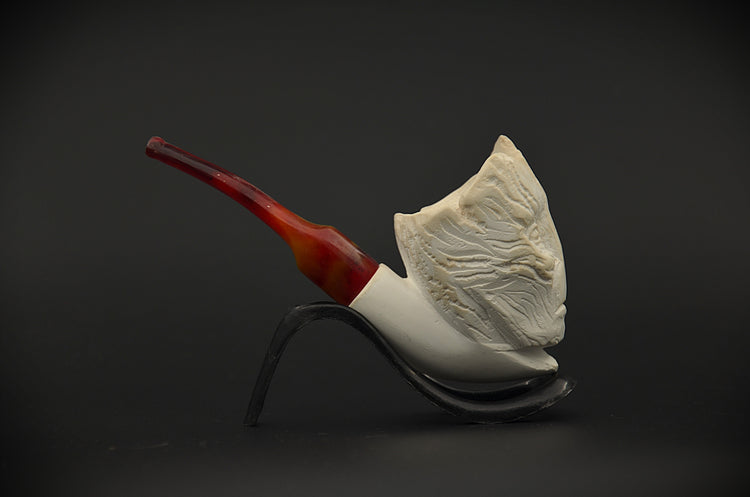 Wooden Head Meerschaum Pipe