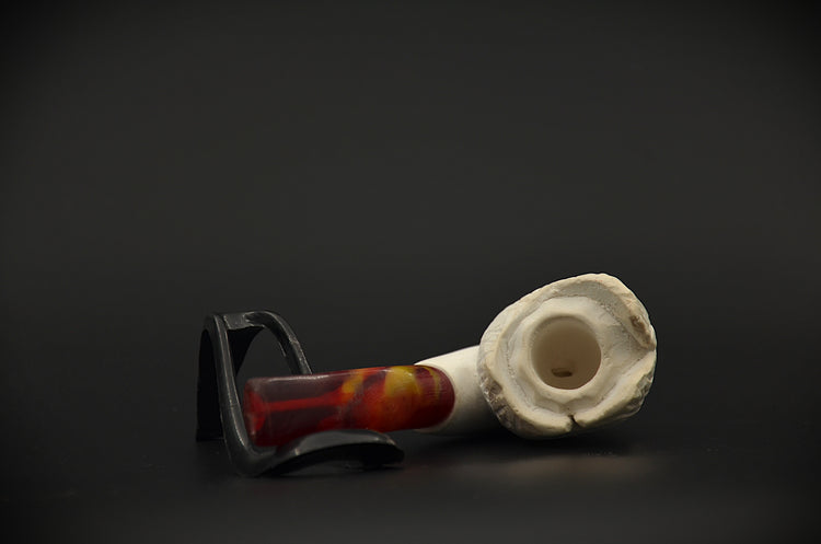 Wooden Head Meerschaum Pipe