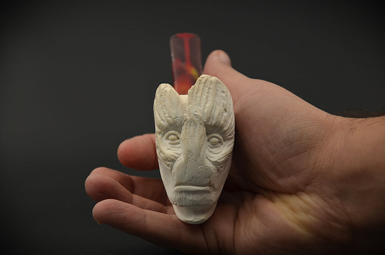 Wooden Head Meerschaum Pipe