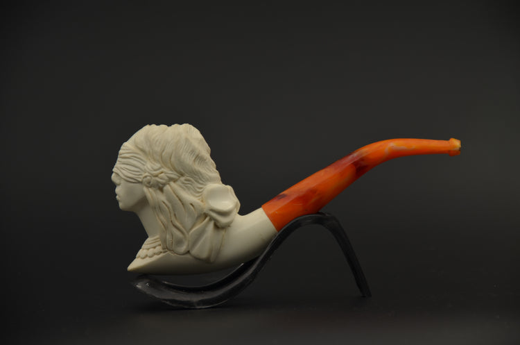 Blindfolded Goddess Meerschaum Pipe