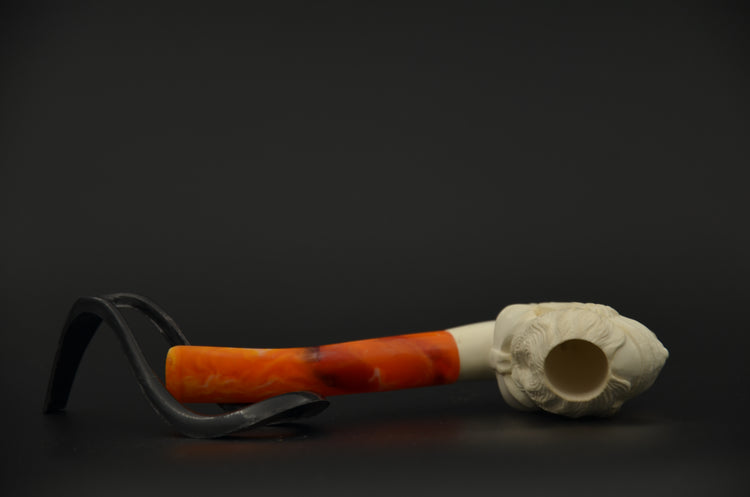 Blindfolded Goddess Meerschaum Pipe