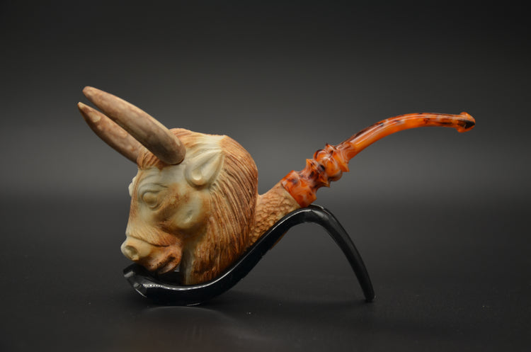 Bull Head Meerschaum Pipe