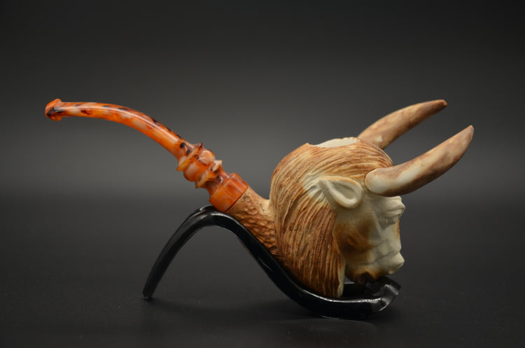 Bull Head Meerschaum Pipe