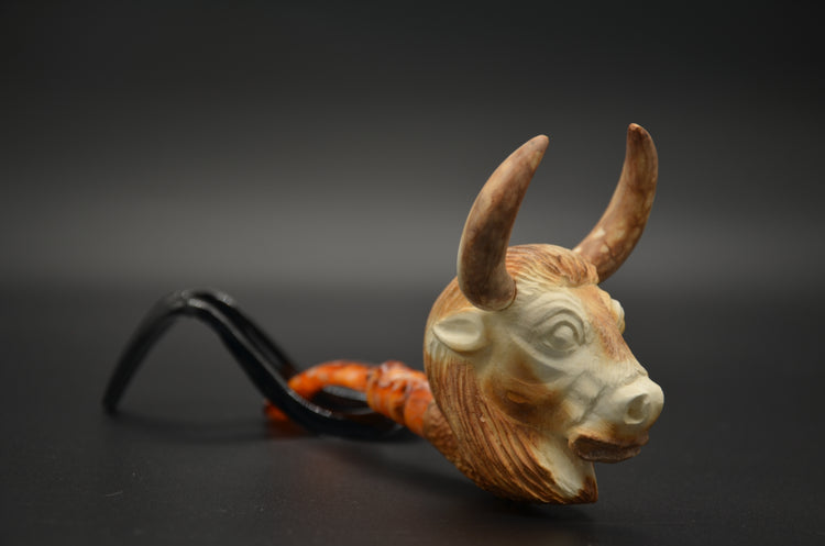 Bull Head Meerschaum Pipe