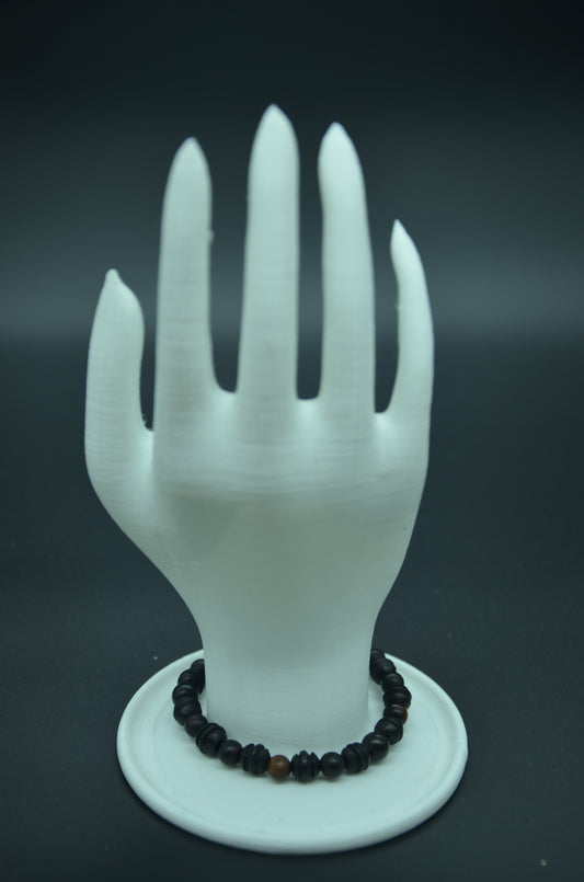 Dark Accent Meerschaum Bracelet