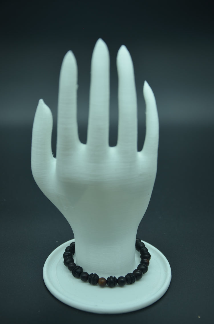 Dark Accent Meerschaum Bracelet