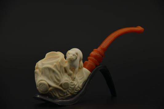 Dog Figure Meerschaum Pipe