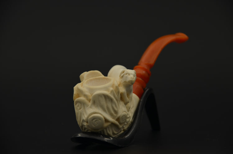 Dog Figure Meerschaum Pipe