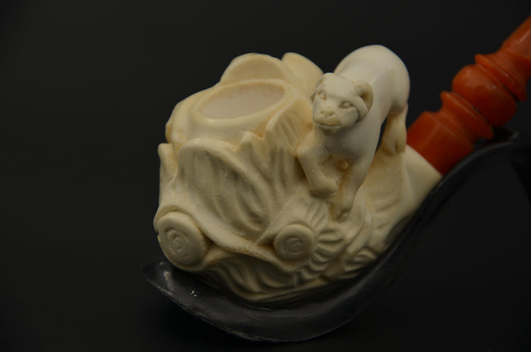 Dog Figure Meerschaum Pipe