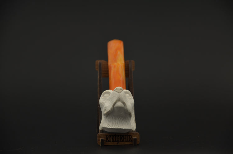 Dog Head Meerschaum Pipe