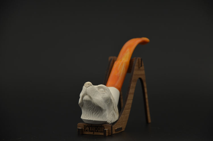 Dog Head Meerschaum Pipe