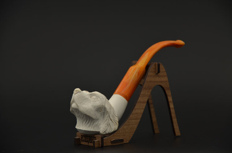 Dog Head Meerschaum Pipe
