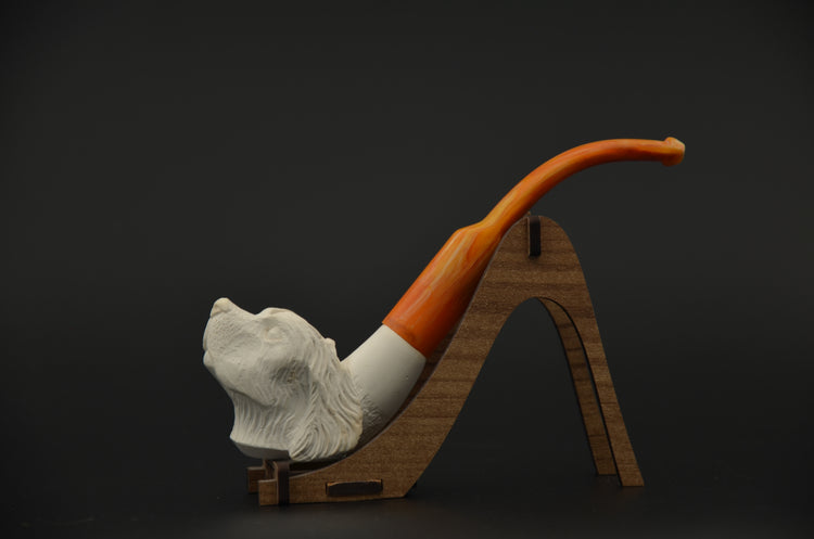 Dog Head Meerschaum Pipe