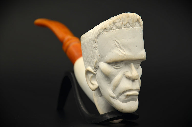 Frankenstein Inspired Meerschaum Pipe