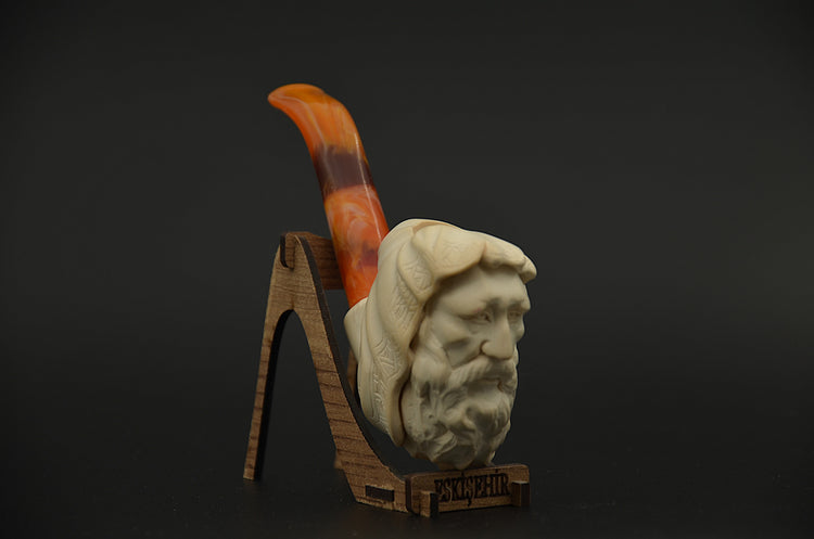 Monk Figure Meerschaum Pipe