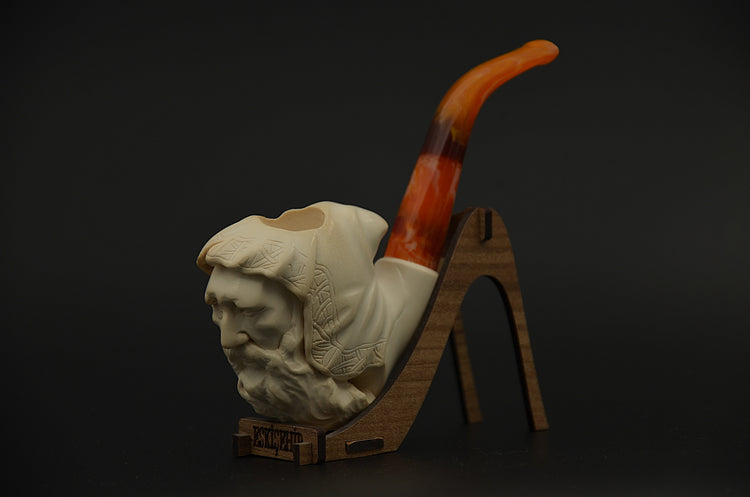 Monk Figure Meerschaum Pipe