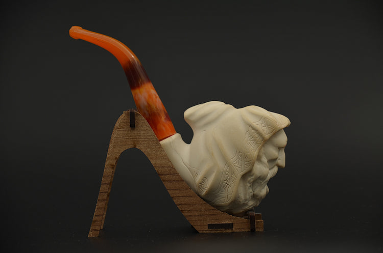 Monk Figure Meerschaum Pipe