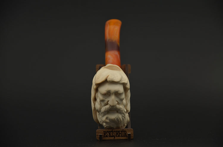 Monk Figure Meerschaum Pipe