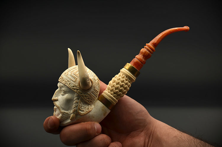 Nordic Warrior Meerschaum Pipe
