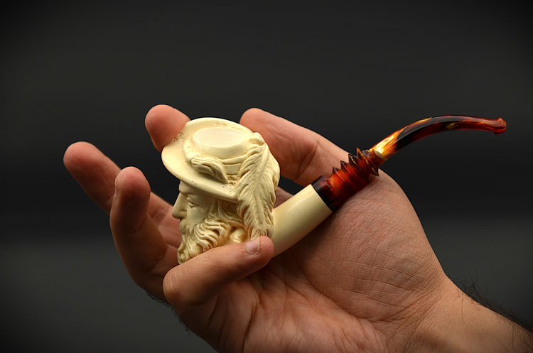 Old World Storyteller Meerschaum Pipe