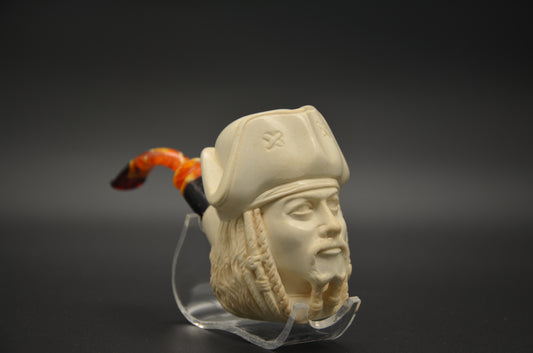 Pirate Captain Inspired Meerschaum Pipe