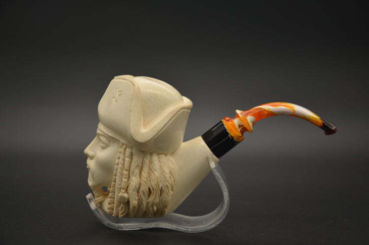 Pirate Captain Inspired Meerschaum Pipe