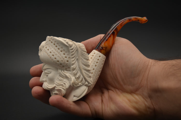 Pirate Head Meerschaum Pipe
