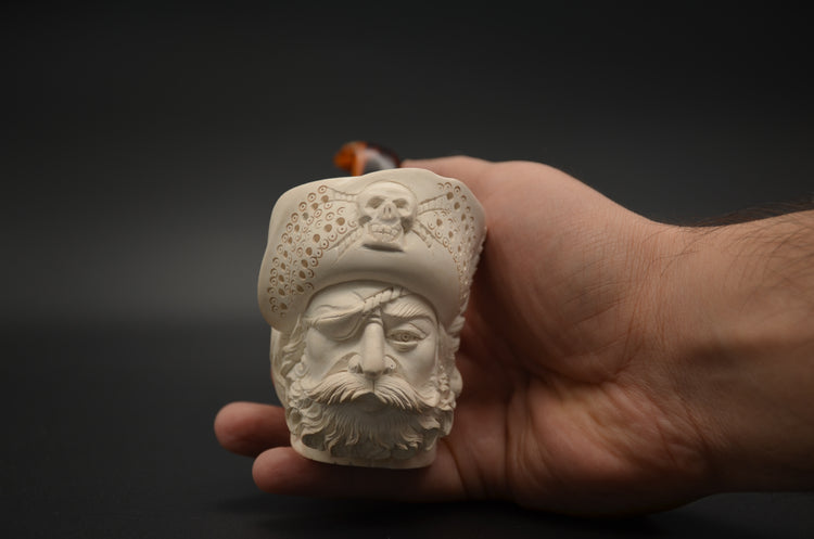 Pirate Head Meerschaum Pipe