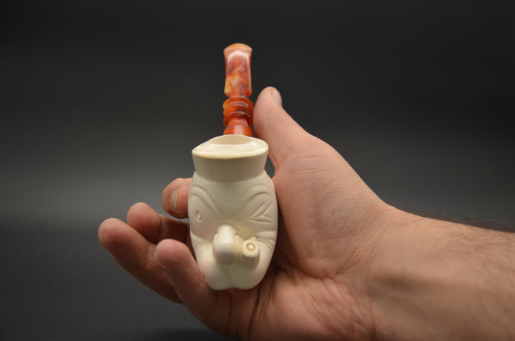 Popeye Inspired Sailor Meerschaum Pipe