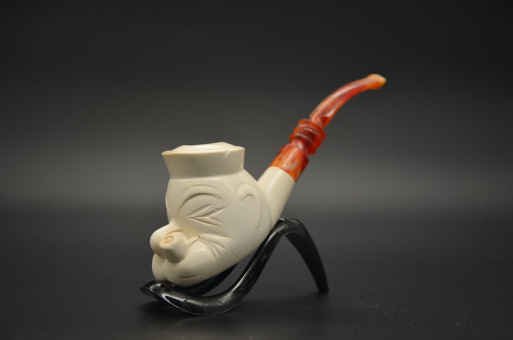 Popeye Inspired Sailor Meerschaum Pipe