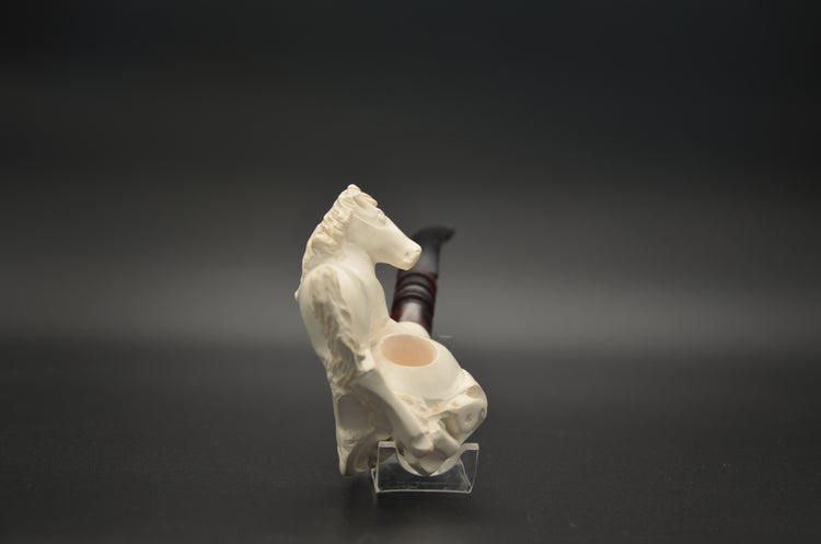 Rearing Horse Meerschaum Pipe