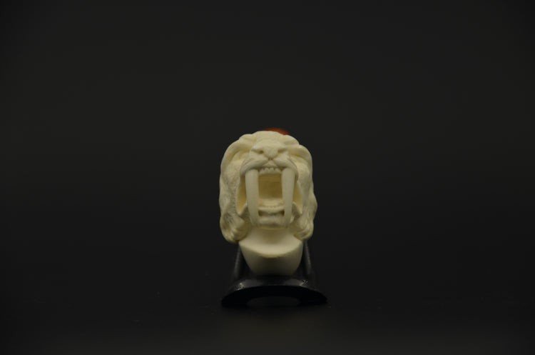 Roaring Tiger Head Meerschaum Pipe