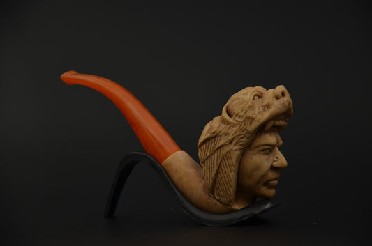 Tribal Native Chief Meerschaum Pipe