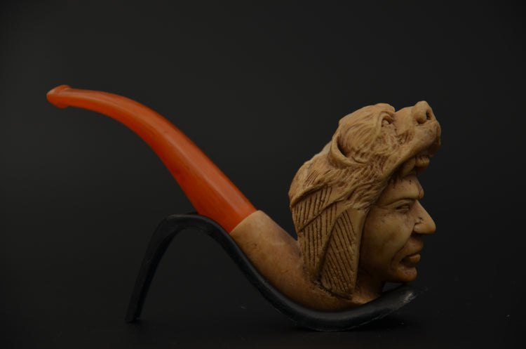 Tribal Native Chief Meerschaum Pipe