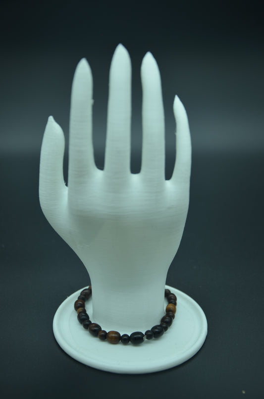 Umber Round Meerschaum Bracelet