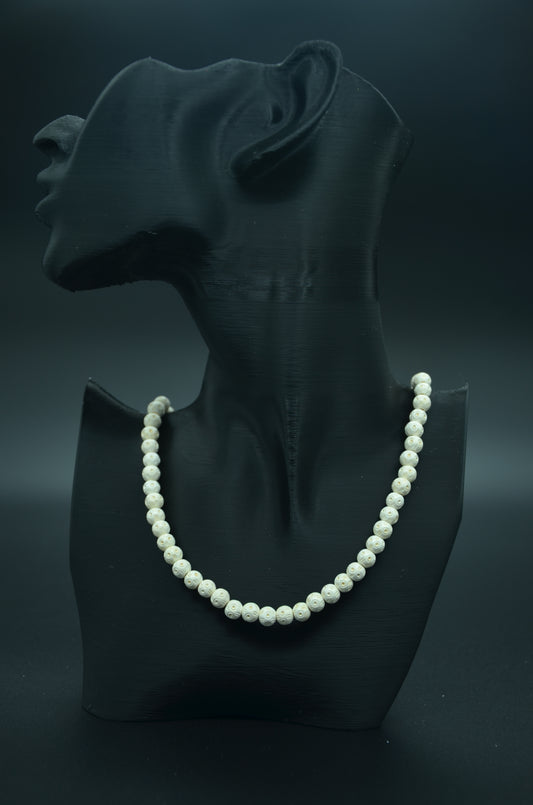 Whisper Dot Meerschaum Necklace