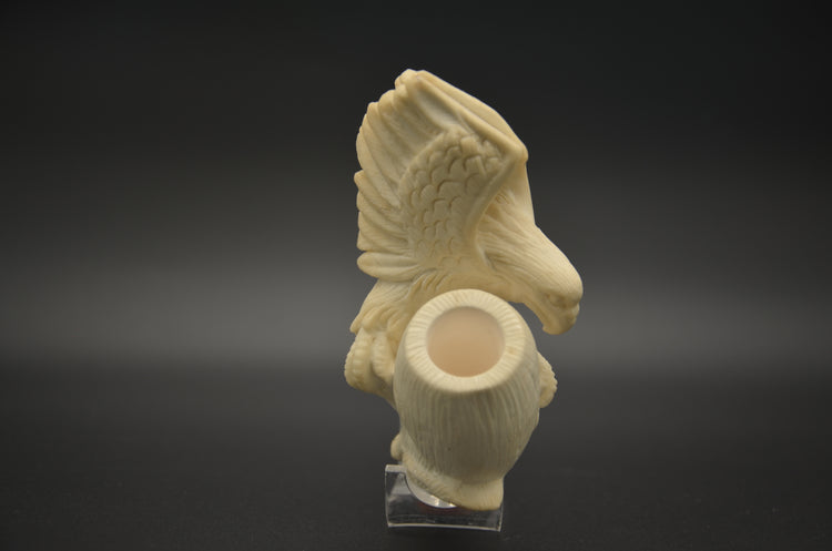 Winged Eagle Block Meerschaum Pipe