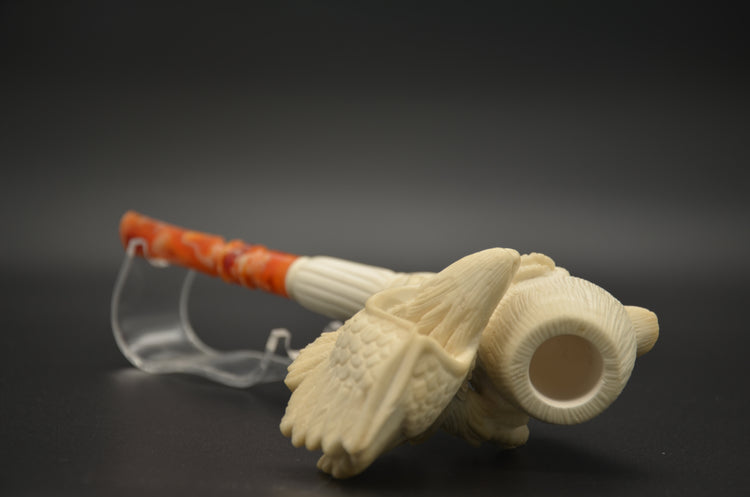 Winged Eagle Block Meerschaum Pipe